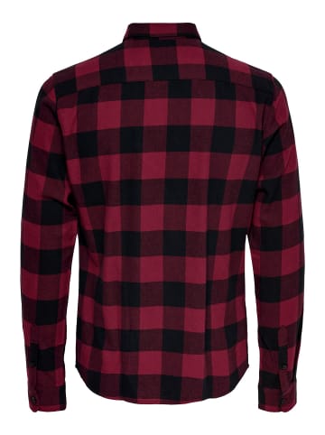 ONLY & SONS Hemd in Cabernet