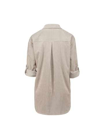 Hailys Langarmbluse in Beige