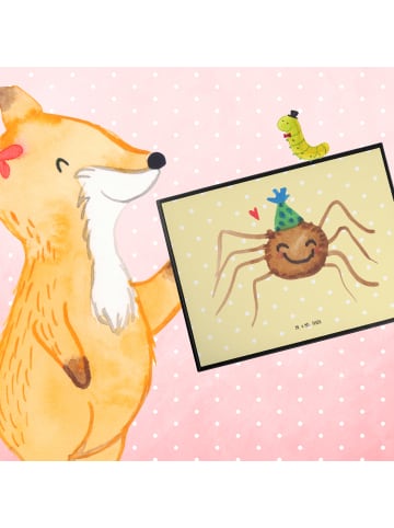 Mr. & Mrs. Panda schreibauflage Spinne Agathe Party ohne Spruch in Gelb Pastell