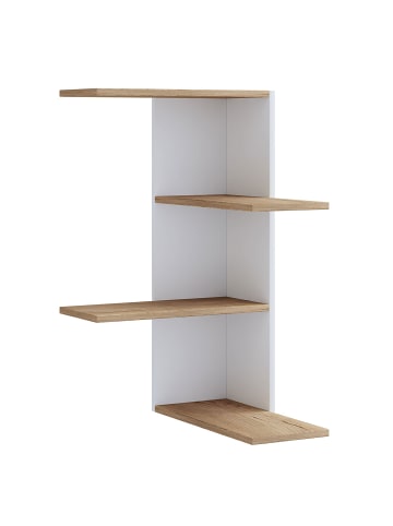 ebuy24 Regal Balos Ablagen Weiß 45 x 45 cm