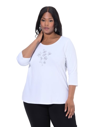 Ulla Popken Shirt in schneeweiß