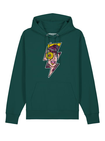 wat? Apparel Sweatshirt Donut in Glazed Green