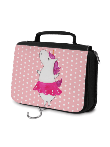 Mr. & Mrs. Panda Kosmetiktasche Einhorn Ballerina ohne Spruch in Rot Pastell