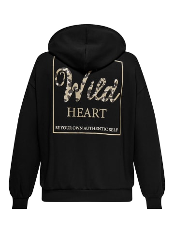ONLY Carmakoma Kapuzenpullover in Black