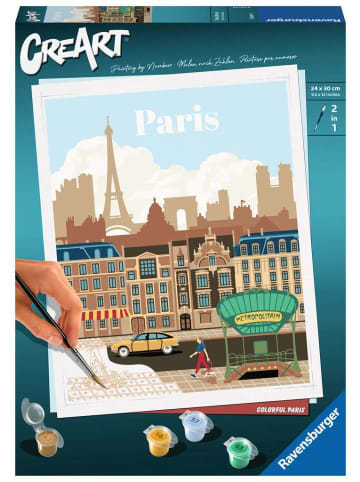 Ravensburger Malprodukte CreArt Citys - Farbenfrohes Paris CreArt Adults Trend Ab 12 Jahre in bunt
