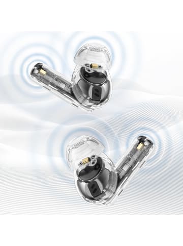 Dudao U21 TWS ANC ENC Bluetooth Kopfhörer Schwarz