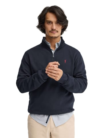 Polo Club Sweatshirt RIGBY GO SWEAT ZIPPER NECK VO in Navy Blau