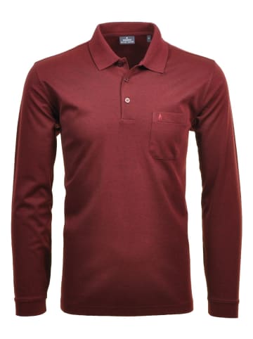 Ragman Langarm-T-Shirt in rot