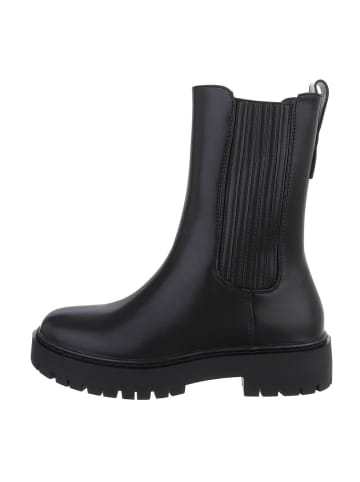 Ital-Design Stiefelette in Schwarz