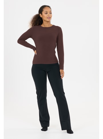 Athlecia Langarmshirt Tinashe V2 in 1294 Chocolate Torte