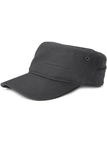 styleBREAKER Military Cap in Anthrazit