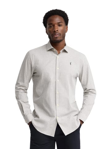 Polo Club Hemd MAN RIGBY GO VICHY LONG SLEEVE SLIM FIT in Grau