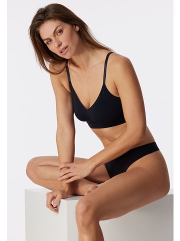 Schiesser Bustier mit Pads in Schwarz