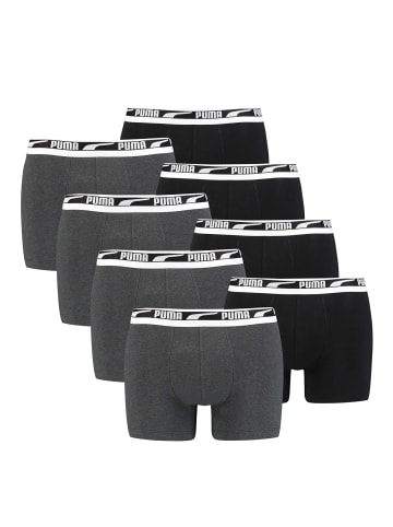 Puma Boxershorts PUMA MEN MULTI LOGO BOXER 8P in Black Combo