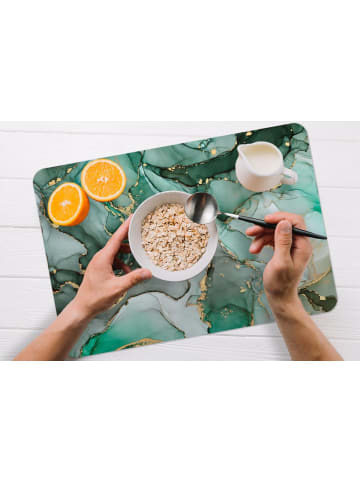 MuchoWow Platzset - Tischset (6-teilig)  Grün