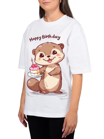 Reichstadt Damen Oversized T-Shirt in Otterly Birthday