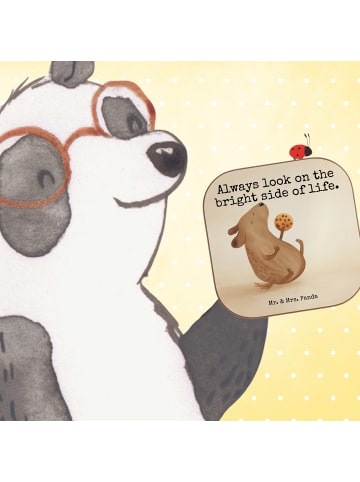 Mr. & Mrs. Panda Untersetzer Tasse Hund Keks Design mit Spruch in Weiß