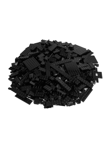 LEGO Sondersteine Gemischt 100x Teile - ab 3 Jahren in black