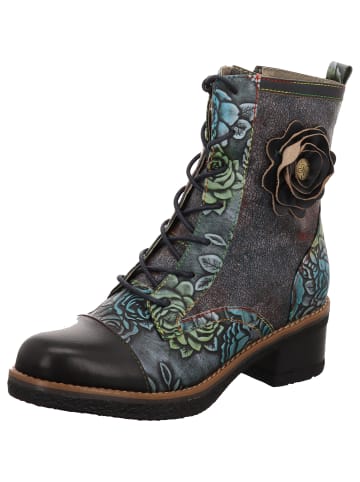 LAURA VITA Schnürstiefelette in blau