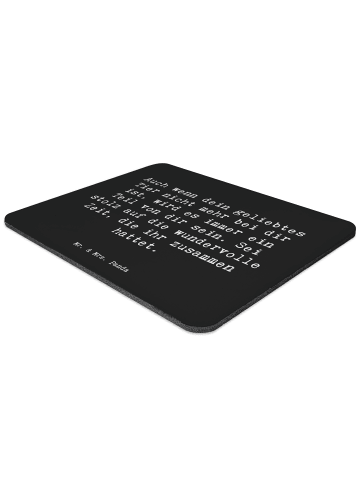 Mr. & Mrs. Panda Mousepad Spruch Trauerbewältigung nach dem Verl... in Schwarz