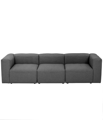 58 aufm Kessel SOFA 3-Sitzer Kattrina Flachgewebe anthrazit