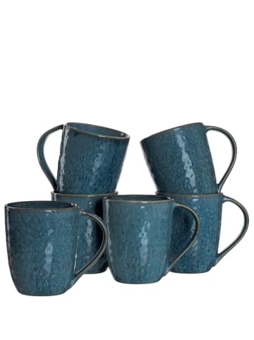 LEONARDO Keramiktasse MATERA 6er-Set 430 ml blau