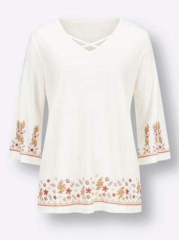 Sieh an! Tunikashirt in ecru-bedruckt