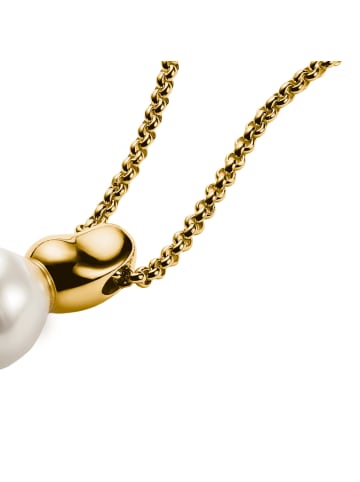 Thomas Sabo Kette Mit Perlen-Anhänger Natural Beauty in gold, weiß