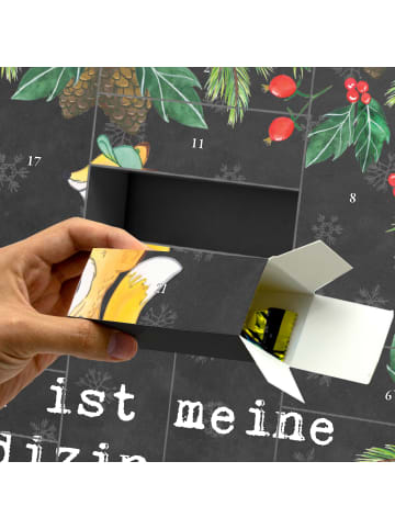 Mr. & Mrs. Panda Adventskalender Fuchs Metalldetektor mit Spruch in Kreidetafel