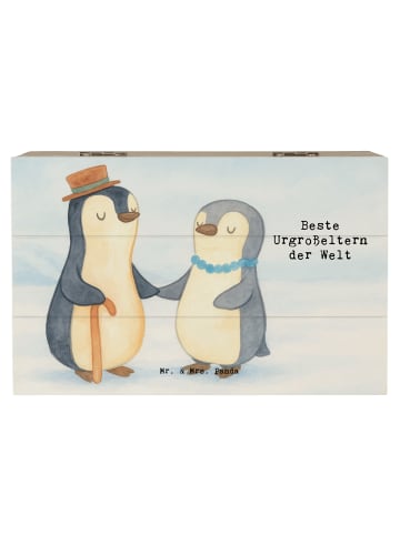 Mr. & Mrs. Panda Aufbewahrungsbox Pinguin Beste Urgroßeltern der... in Weiß