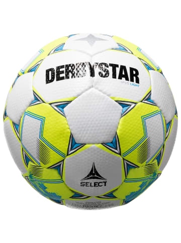 Derbystar Fußball Apus Light V23 in weiß / neongelb