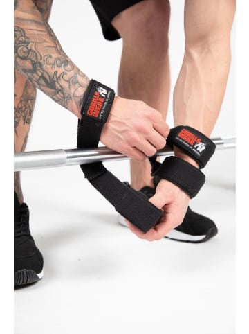 Gorilla Wear Lifting Straps - Figure 8 - Schwarz