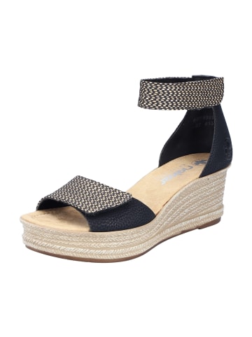 rieker Keilsandaletten in Schwarz