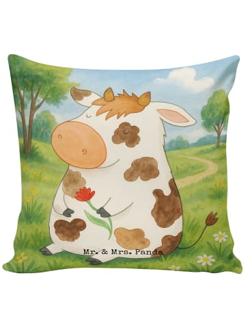 Mr. & Mrs. Panda wurfkissen Kuh Design ohne Spruch in Weiß