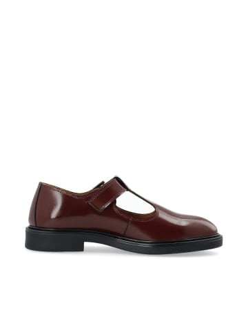 Bianco Mary Jane Schuhe in Burgundy