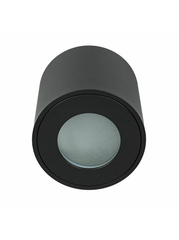 Licht-Erlebnisse Außen Deckenlampe Ø 8 x (H)8.4 cm in Schwarz