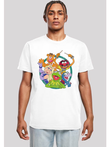 F4NT4STIC T-Shirt Disney Die Muppets Group Circle in weiß
