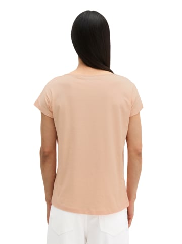 Marc O'Polo Print-T-Shirt loose in Soft Peach