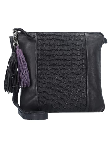 TASCHENDIEB Am Bauernmarkt 5 Umhängetasche Leder 24 cm in black