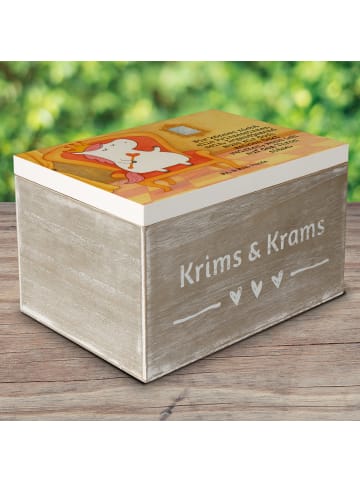 Mr. & Mrs. Panda Box Einhorn Prinzessin Design mit Spruch in Weiß