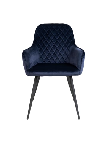 ebuy24 Esszimmerstuhl Hasse Blau 2er Set