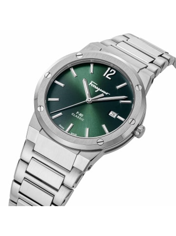 Salvatore Ferragamo Quarzuhr für Herren in Grün