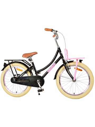 Volare Kinderfahrrad Excellent Fahrrad für Mädchen 20 Zoll Kinderrad Schwarz 6 Jahre