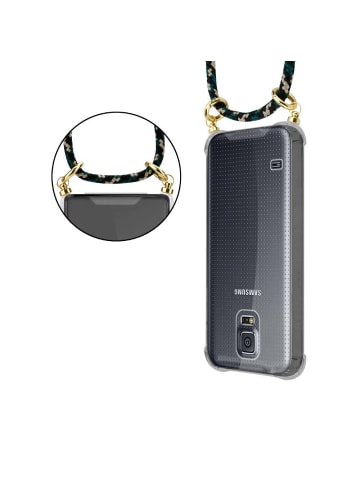 cadorabo Handykette für Samsung Galaxy S5 / S5 NEO Hülle in CAMOUFLAGE