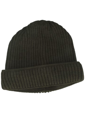 BREITER Strickmütze in grün