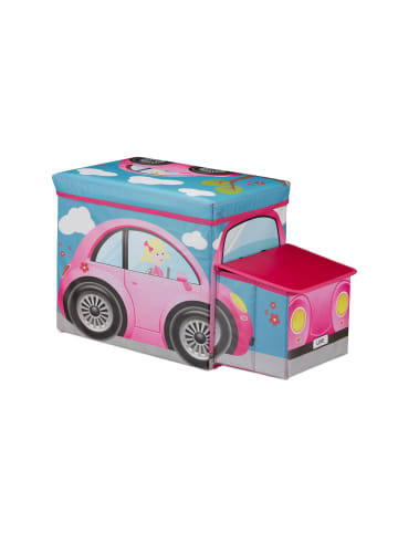 relaxdays Sitzbox Pink Car