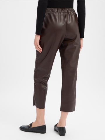 Marie Lund Kunstlederhose in schoko