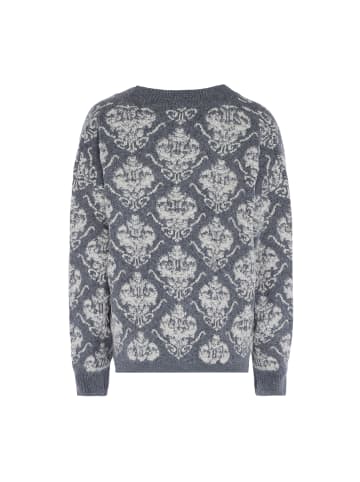 Jalene Damen Sweater in GRAU BLAU