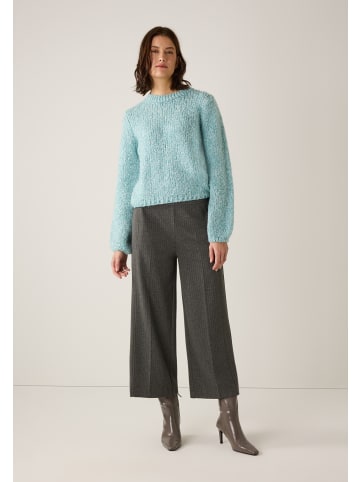 More & More kuschelig warmer Bouclé-Pullover in blue haze