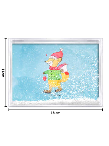 Mr. & Mrs. Panda Mini-Bilderrahmen Fuchs  Schlittschuhe ohne Spruch in Eisblau